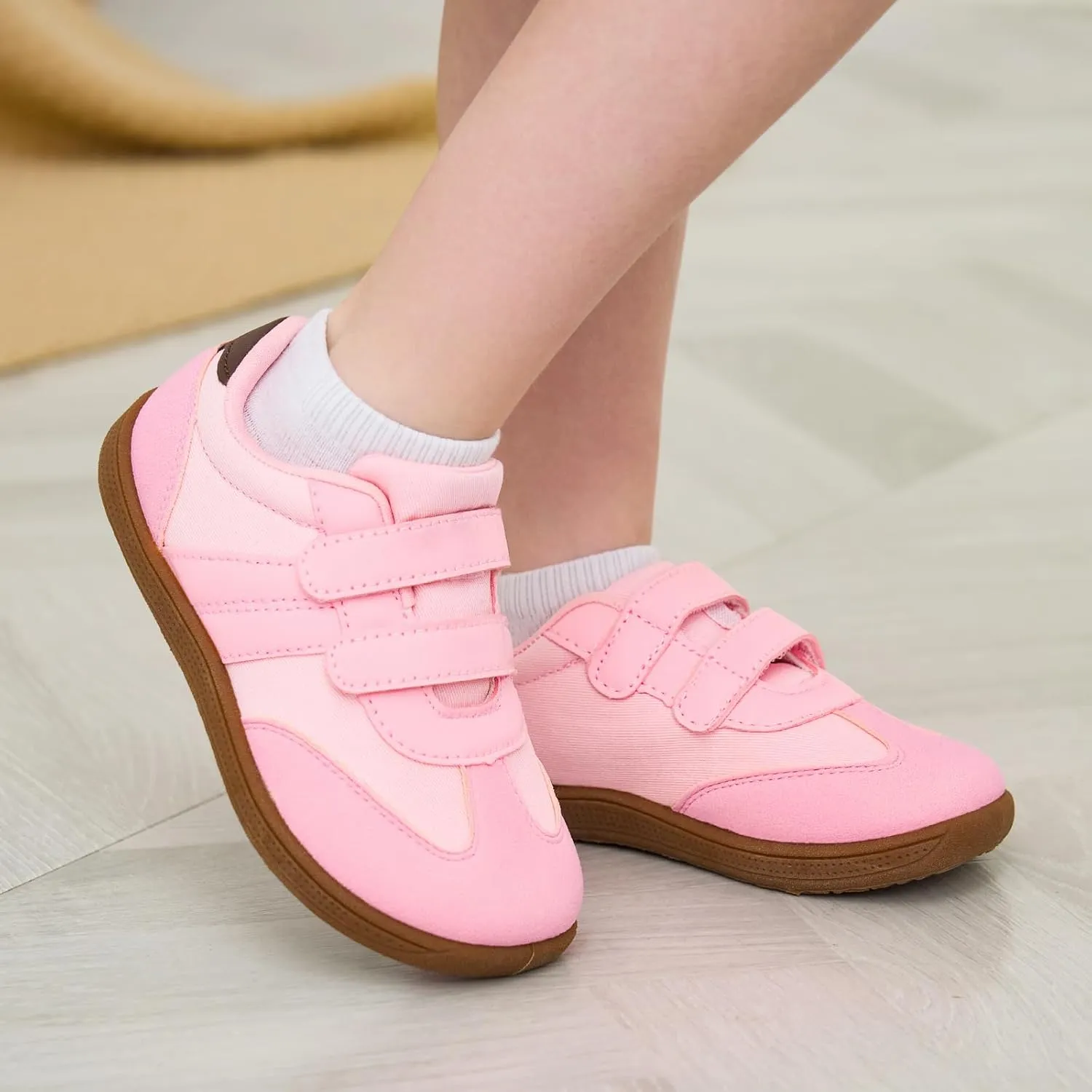 Toddler Wide Toe Box Shoes:Boys Barefoot Shoes Kids Walking Shoes Boy Sneakers Non-Slip Zero Drop Shoes,Toddler First Walking Shoes Comfort Tennis Outdoor Activities