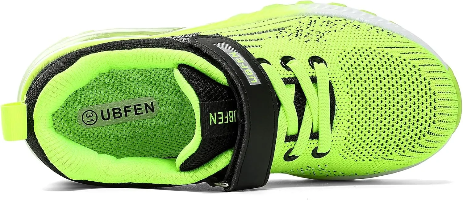 UBFEN Kids Sneakers Boys Girls Tennis Shoes for Running Athletic Walking Gym Sports Lightweight Breathable
