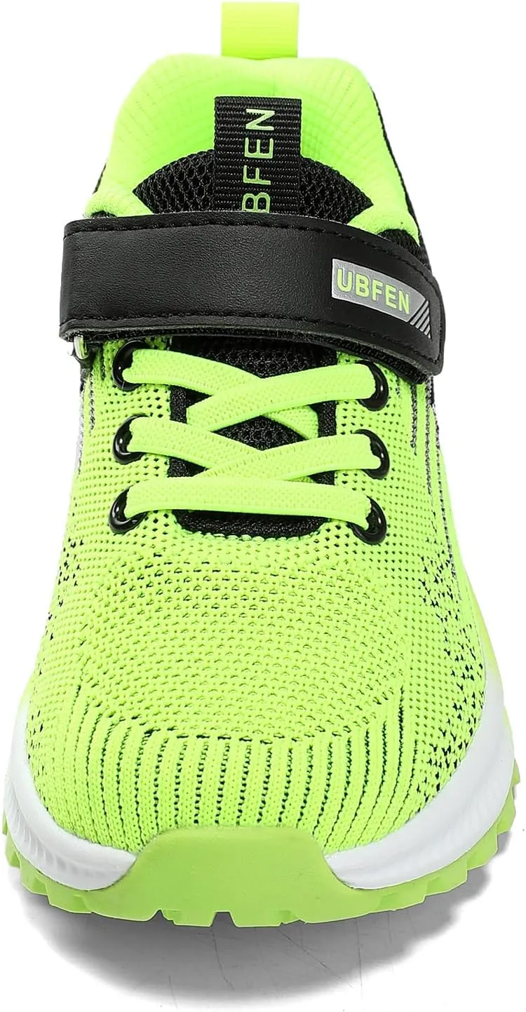 UBFEN Kids Sneakers Boys Girls Tennis Shoes for Running Athletic Walking Gym Sports Lightweight Breathable