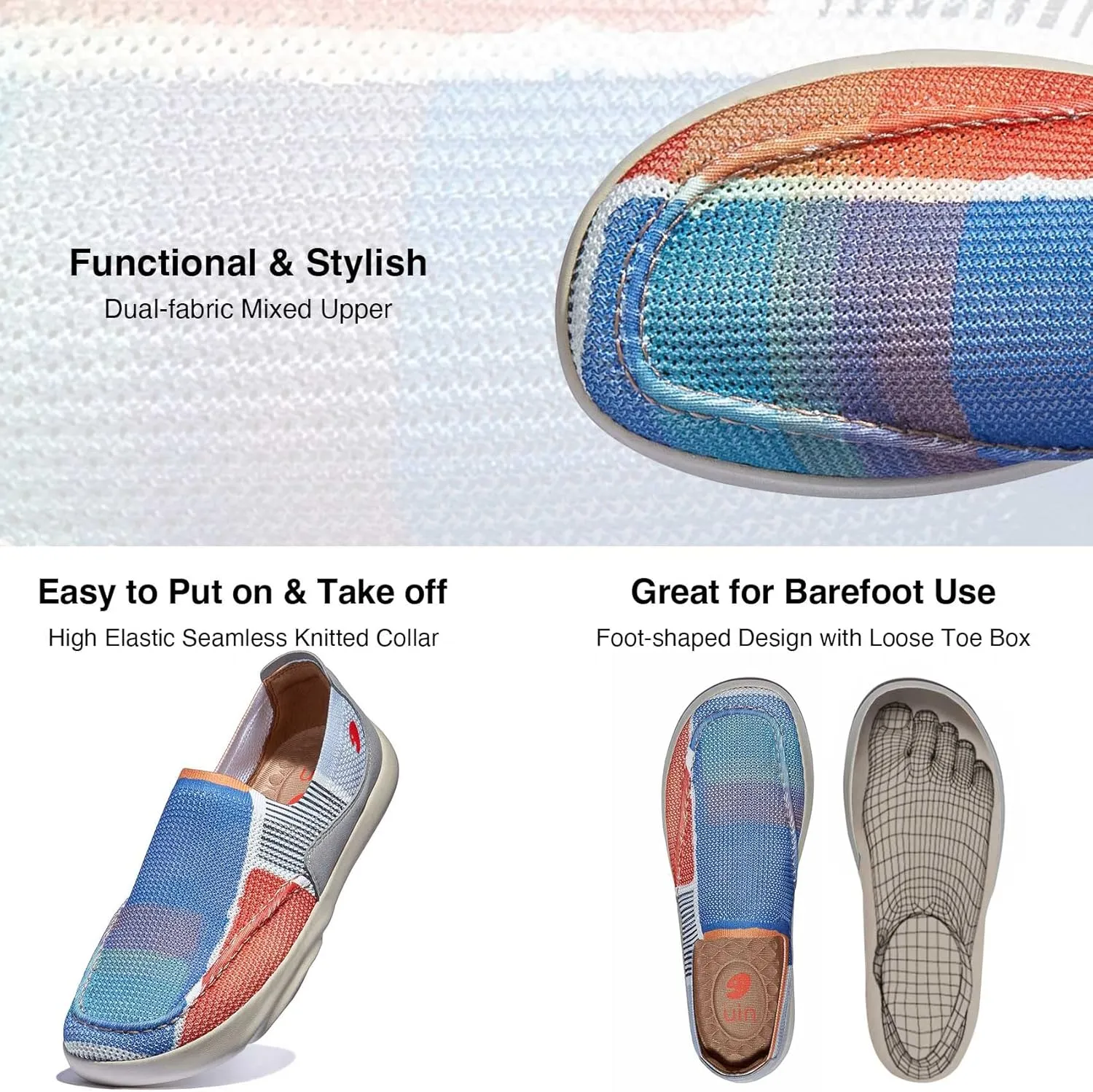 UIN Men's Art Travel Shoes Slip On Casual Painted Loafers Lightweight Comfort Fashion Sneaker Mojacar