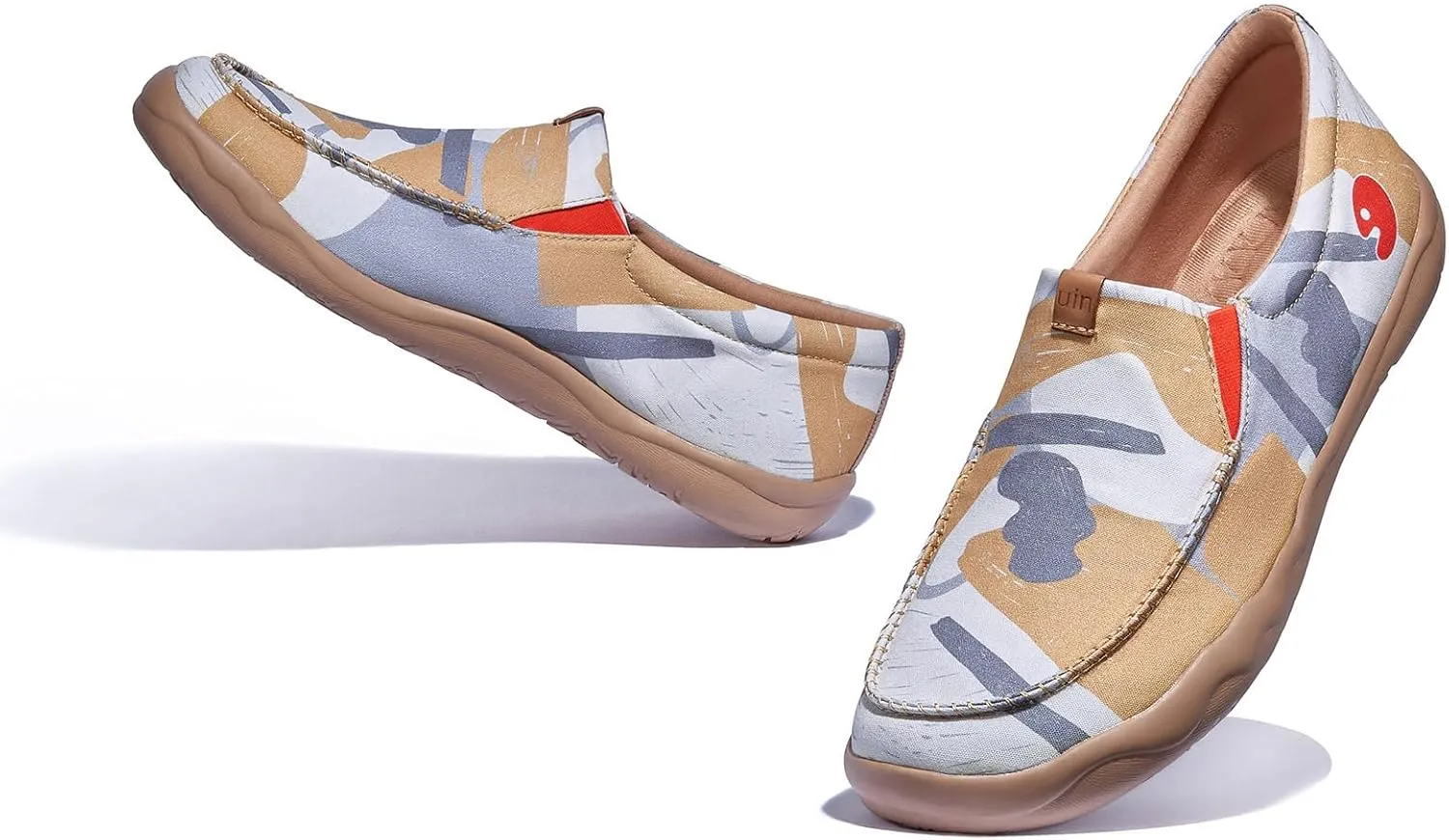 UIN Men's Art Travel Shoes Slip On Casual Painted Loafers Lightweight Comfort Fashion Sneaker Nerja