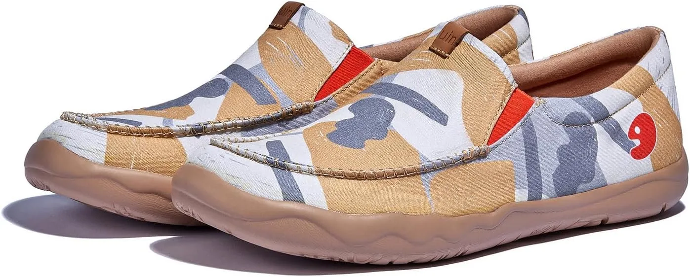 UIN Men's Art Travel Shoes Slip On Casual Painted Loafers Lightweight Comfort Fashion Sneaker Nerja