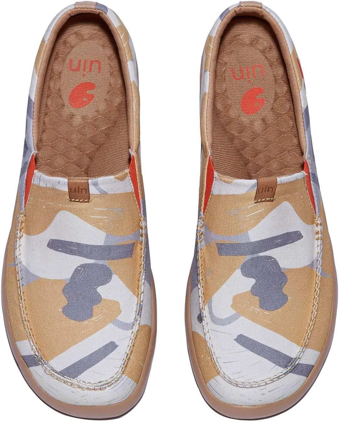 UIN Men's Art Travel Shoes Slip On Casual Painted Loafers Lightweight Comfort Fashion Sneaker Nerja