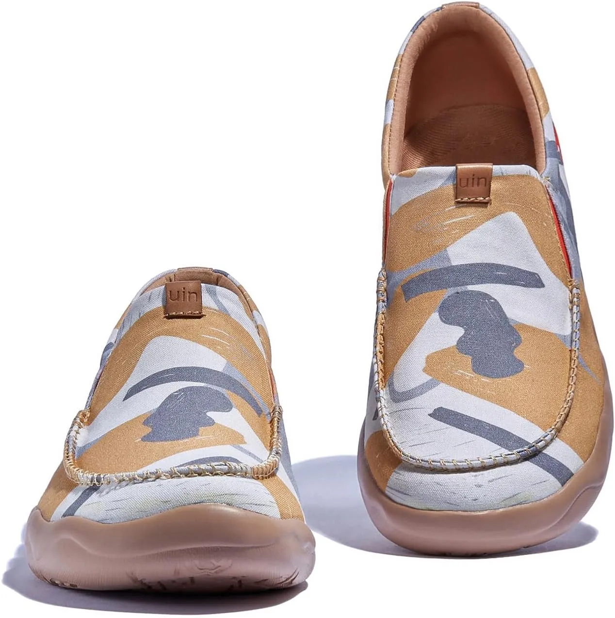 UIN Men's Art Travel Shoes Slip On Casual Painted Loafers Lightweight Comfort Fashion Sneaker Nerja