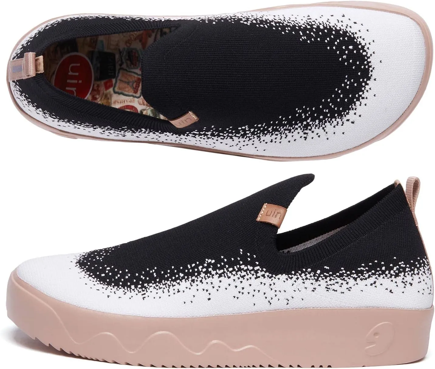 UIN Men's Casual Loafers Slip Ons Comfortable Art Painted Travel Fashion Sneakers Fuerteventura