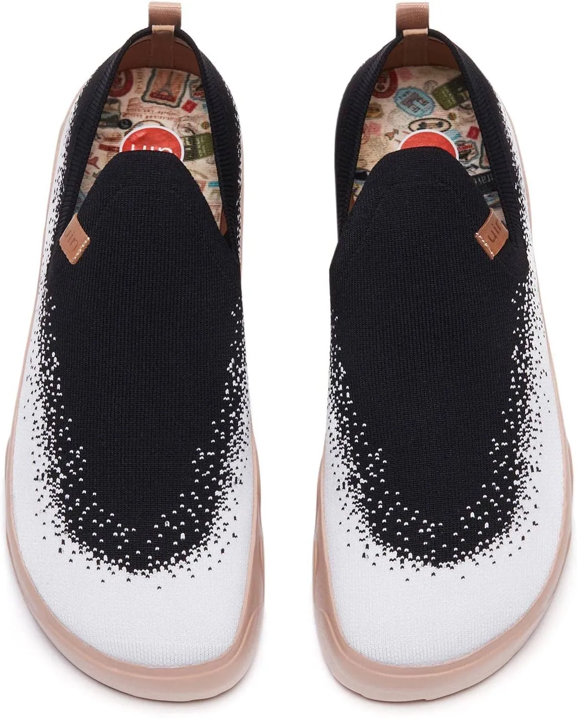 UIN Men's Casual Loafers Slip Ons Comfortable Art Painted Travel Fashion Sneakers Fuerteventura
