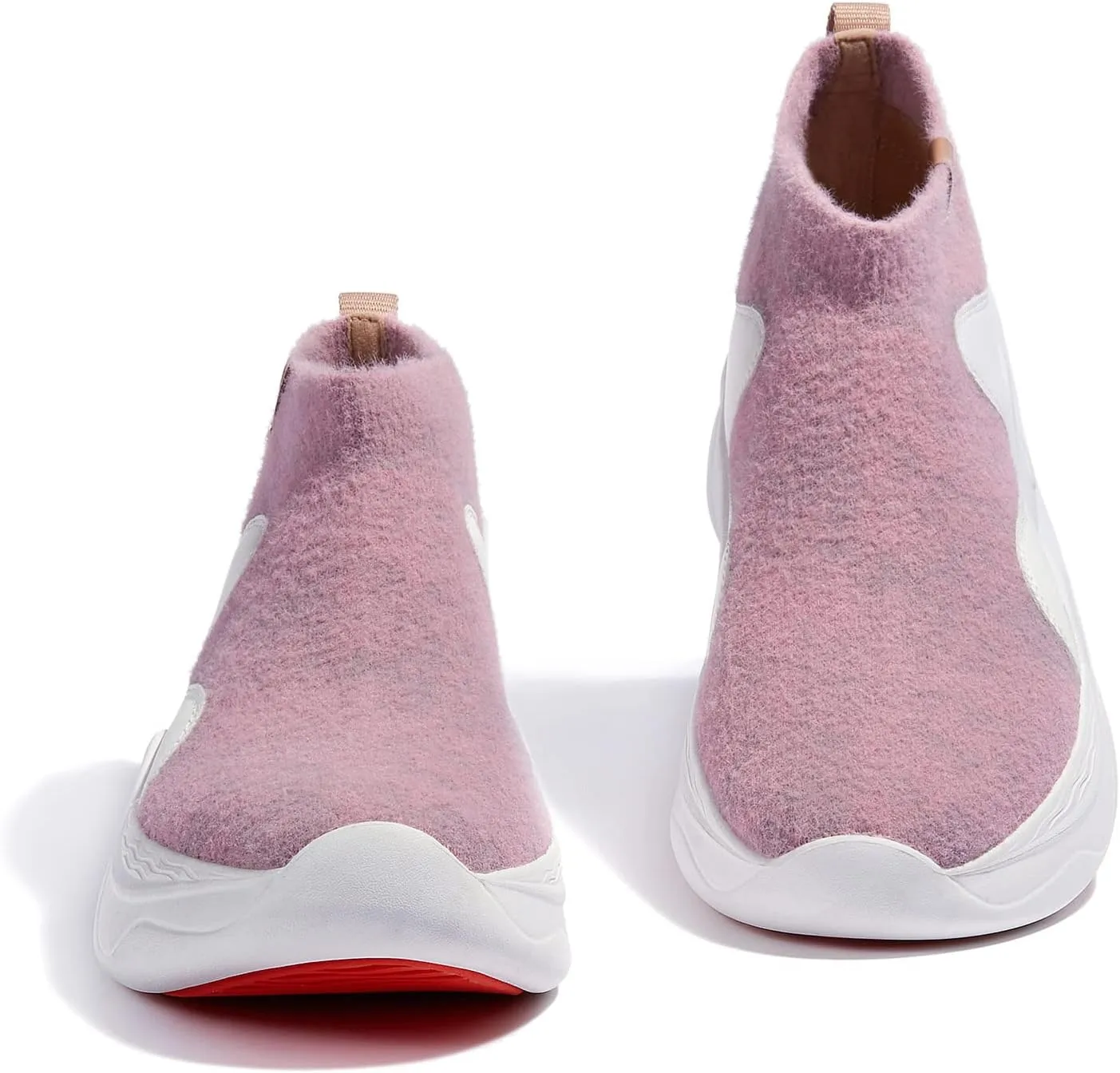 UIN Women's High Top Knitted Chunky Sneakers Casual Lightweight Comfort Dad Shoes Palma Ⅱ