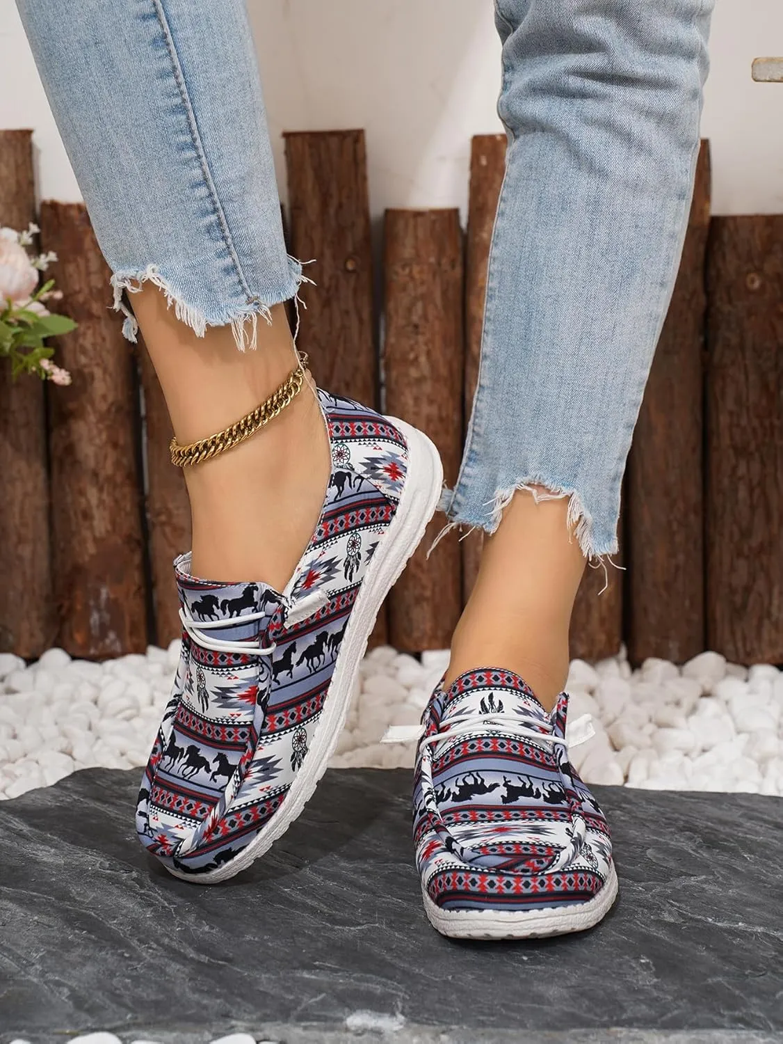 Unisex-Adult Sunflower Floral Canvas Loafers Comfortable Boat Shoes Easy Slip On Lightweight Deck Shoes Elastic Laces Outdoor Flat Walking Shoes Breathable Drving Shoes Sneakers for Women Men