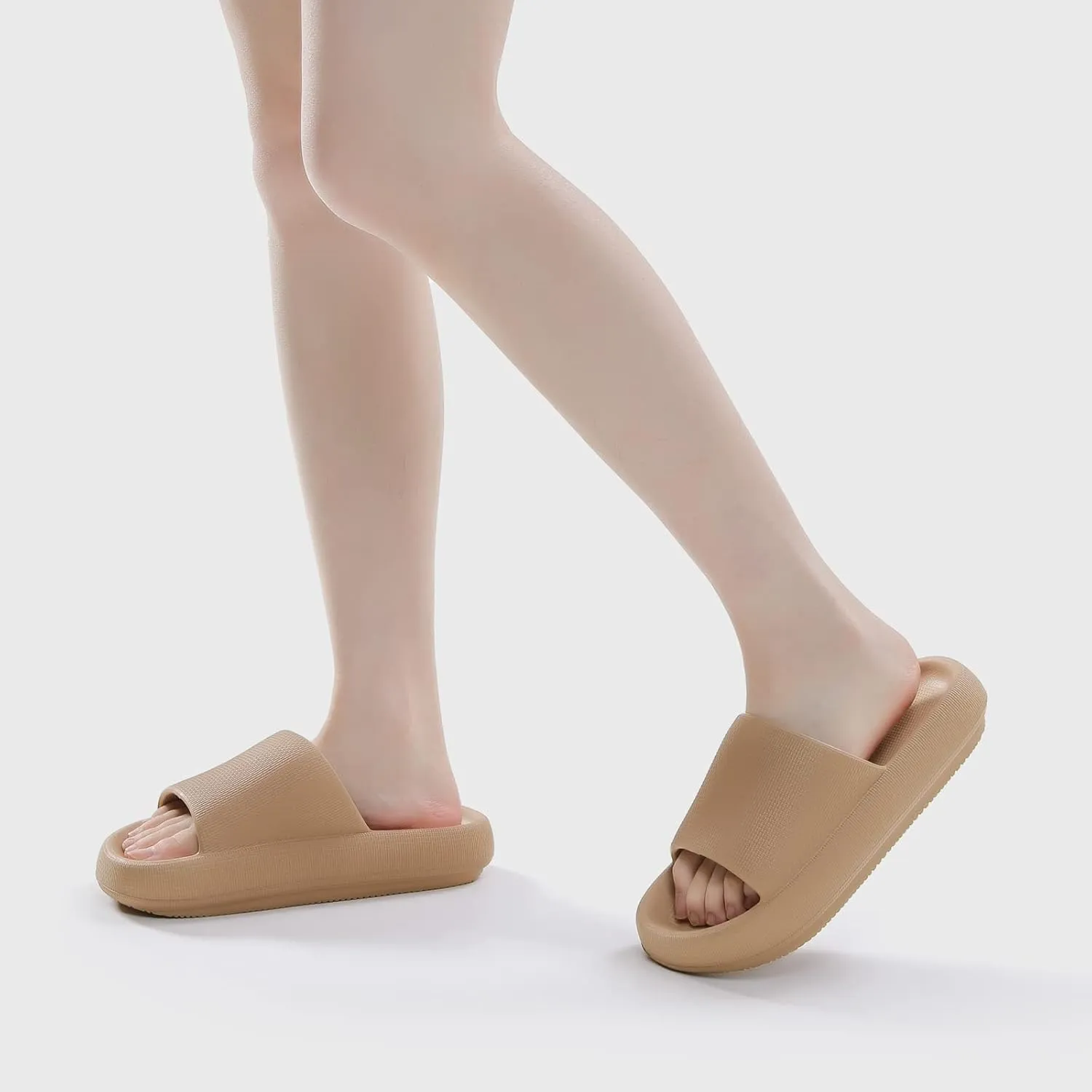 UTUNE Cloud Slides for Women Men Pillow Slippers Non-Slip Bathroom Shower Sandals Soft Thick Sole Indoor and Outdoor Slides