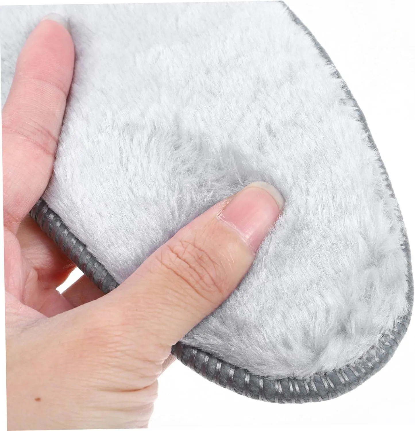 VALICLUD 4 Pairs Warm Fluffy Insoles for Boots and Shoes Thickened Thermal Inserts with Nonslip Design Comfortable Insulation for Cold Weather for Men Women
