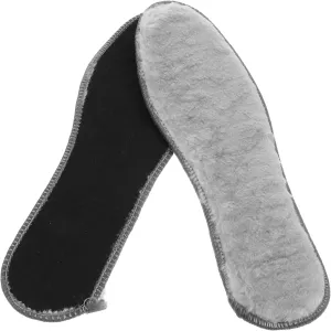 VALICLUD 4 Pairs Winter Thermal Insoles Plush Boot Liners for Boots and Outdoor Activities Nonslip Shoe Inserts for Work Ergonomic Cushioning