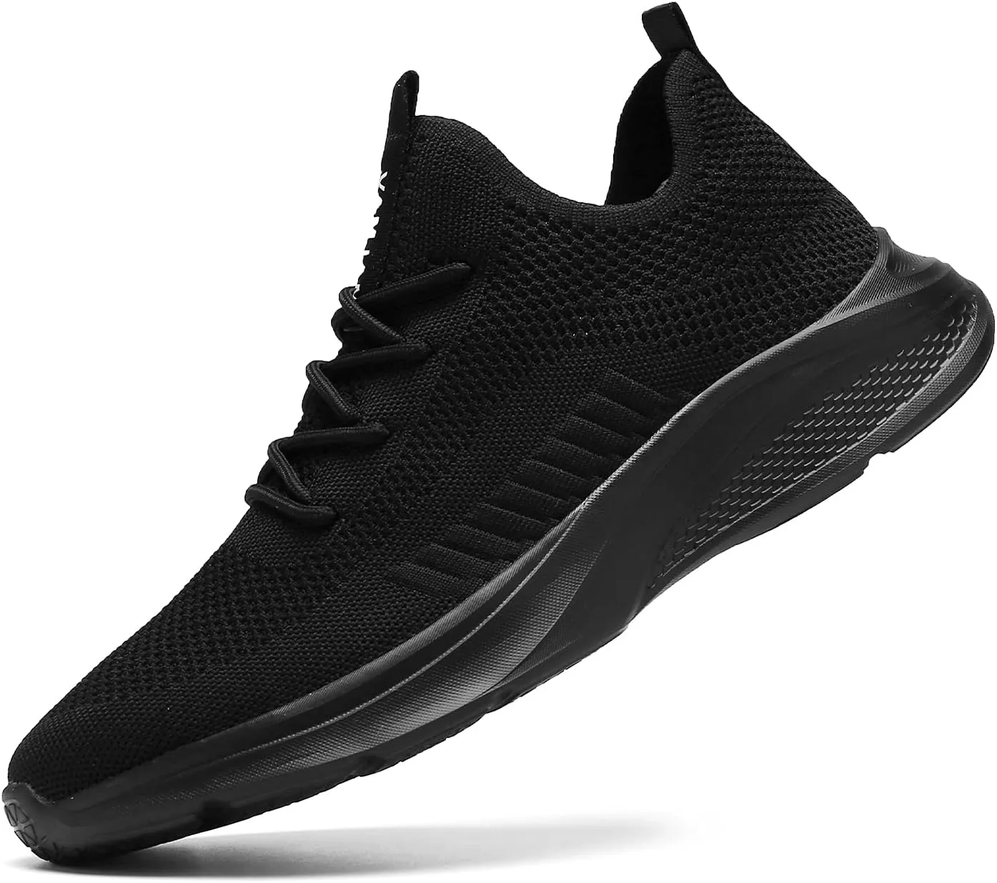 VAMJAM Men's Running Shoes Fashion Sneakers Lightweight Breathable Flying Knitting Lace Up Mesh Walking Shoes Workout Casual Sports Shoes