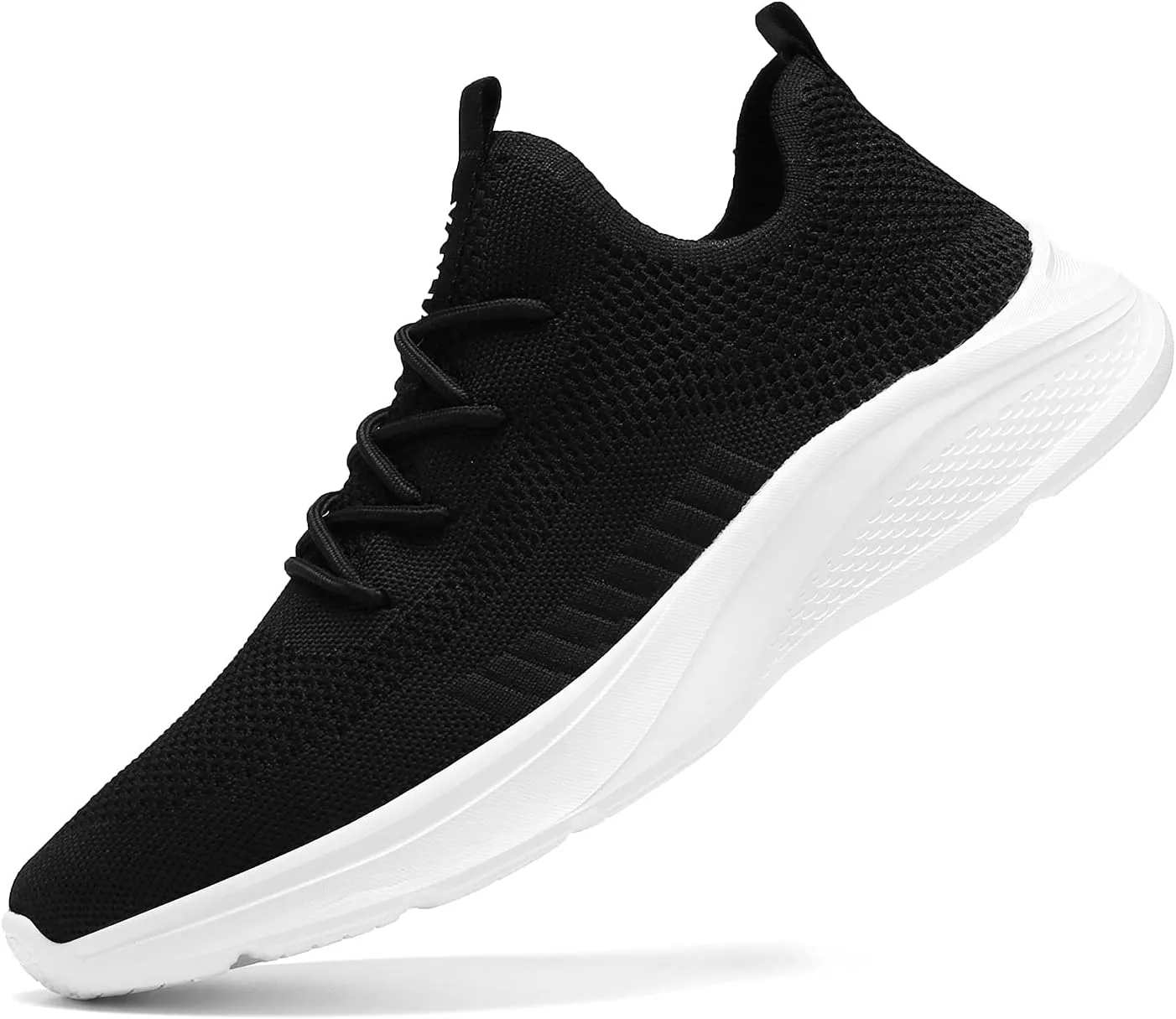 VAMJAM Men's Running Shoes Fashion Sneakers Lightweight Breathable Flying Knitting Lace Up Mesh Walking Shoes Workout Casual Sports Shoes