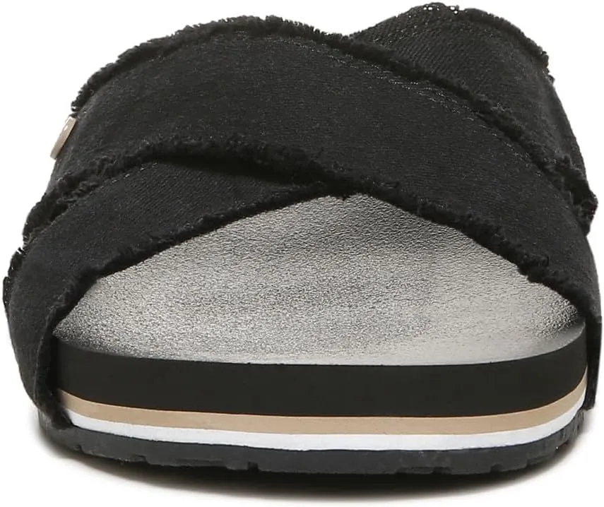Vionic Women's BEACH Boardwalk Panama Canvas Sandals- Sustainable Washable Slide with Orthotic Insole Arch Support, Women's Sneakers Medium Fit, Sizes 5-12