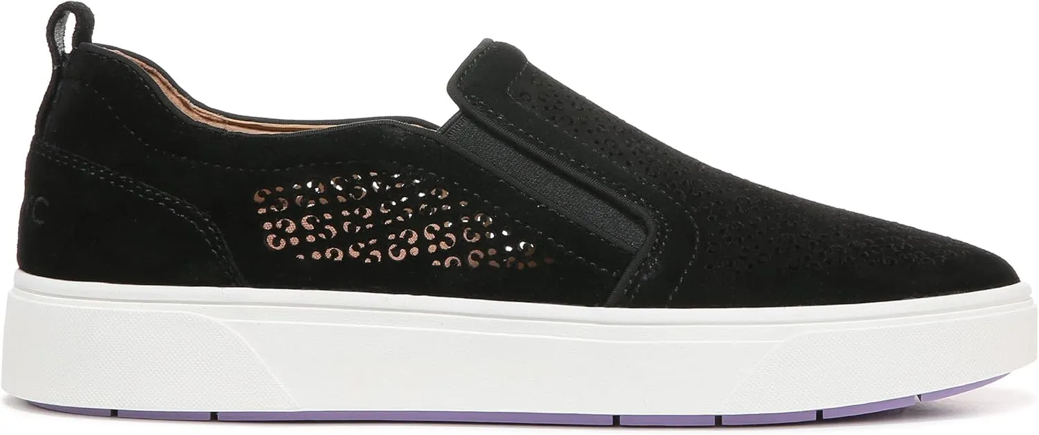 Vionic Women's Sneaker Kimmie Perf- Comfortable Slip Ons That Includes a Built-in Arch Support Insole That Helps Correct Pronation and Alleviate Heel Pain Caused by Plantar Fasciitis