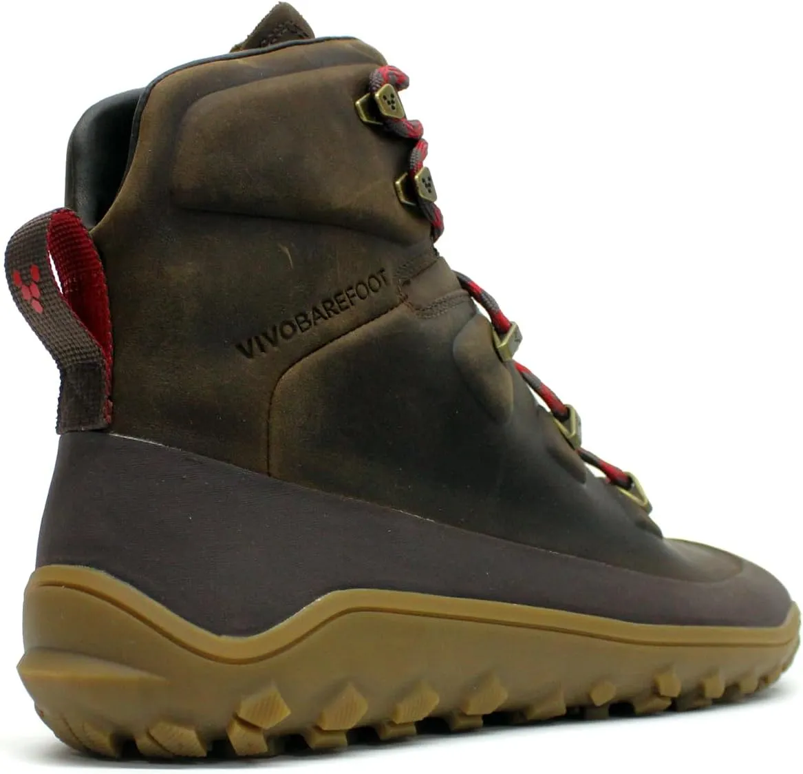 Vivobarefoot Tracker Leather at Mens Barefoot Hiking Boots | Waterproof, Lightweight & Puncture Resistant | All Weather & Terrains | Wide Fit Grounding Shoes