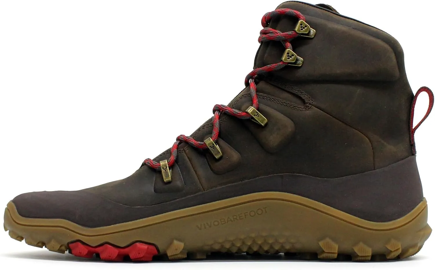 Vivobarefoot Tracker Leather at Mens Barefoot Hiking Boots | Waterproof, Lightweight & Puncture Resistant | All Weather & Terrains | Wide Fit Grounding Shoes
