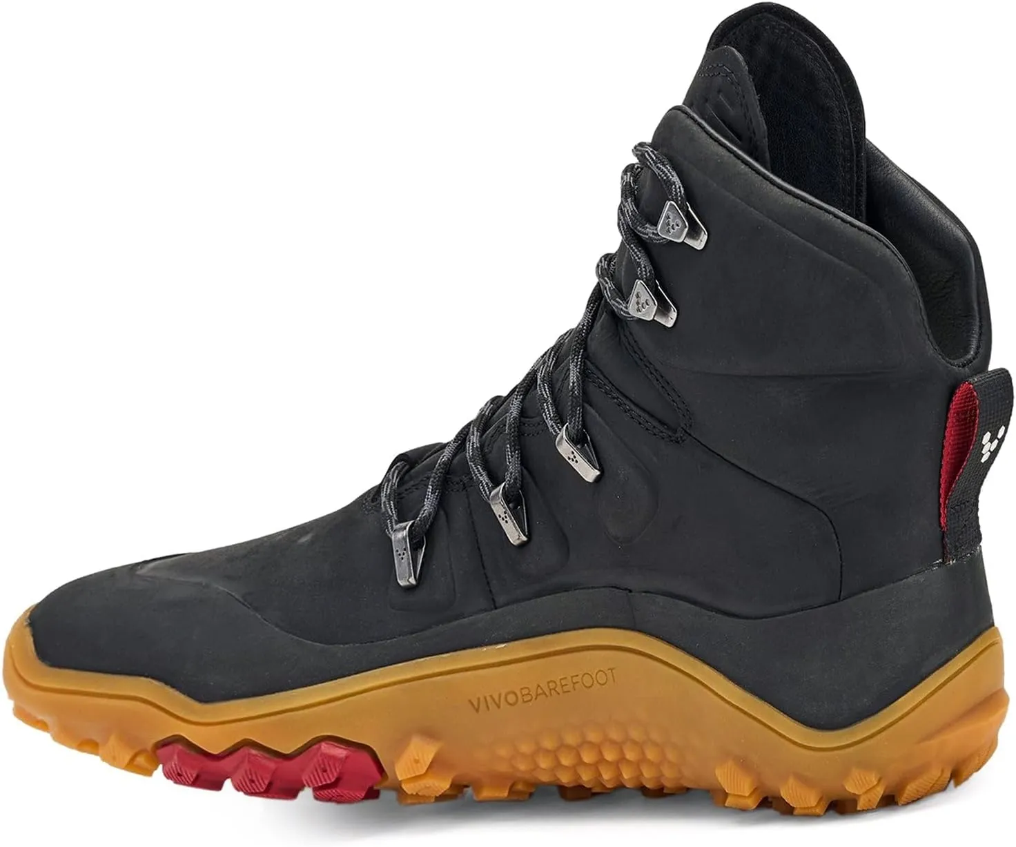 Vivobarefoot Tracker Leather at Mens Barefoot Hiking Boots | Waterproof, Lightweight & Puncture Resistant | All Weather & Terrains | Wide Fit Grounding Shoes