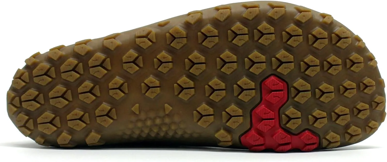 Vivobarefoot Tracker Leather at Mens Barefoot Hiking Boots | Waterproof, Lightweight & Puncture Resistant | All Weather & Terrains | Wide Fit Grounding Shoes