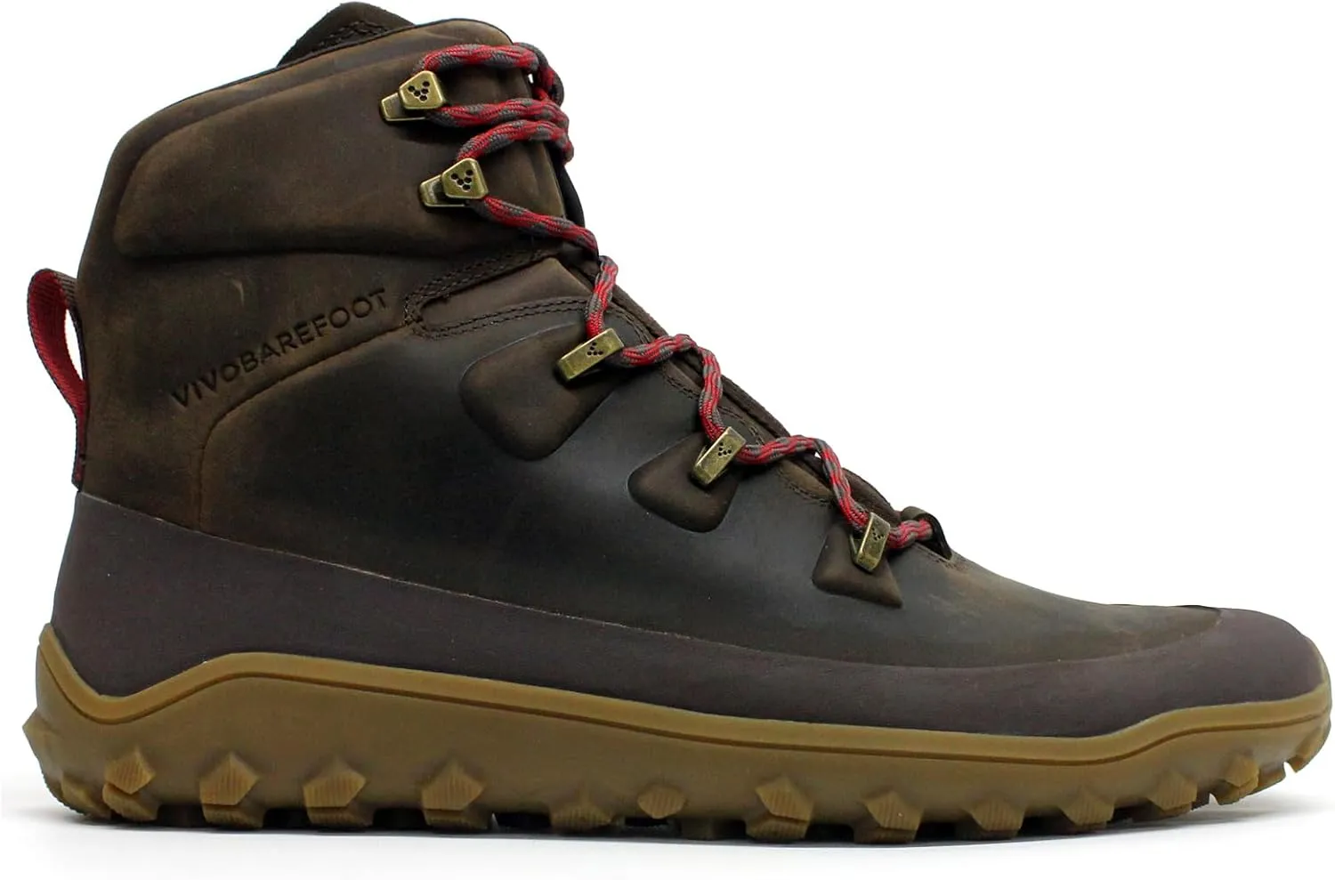 Vivobarefoot Tracker Leather at Mens Barefoot Hiking Boots | Waterproof, Lightweight & Puncture Resistant | All Weather & Terrains | Wide Fit Grounding Shoes