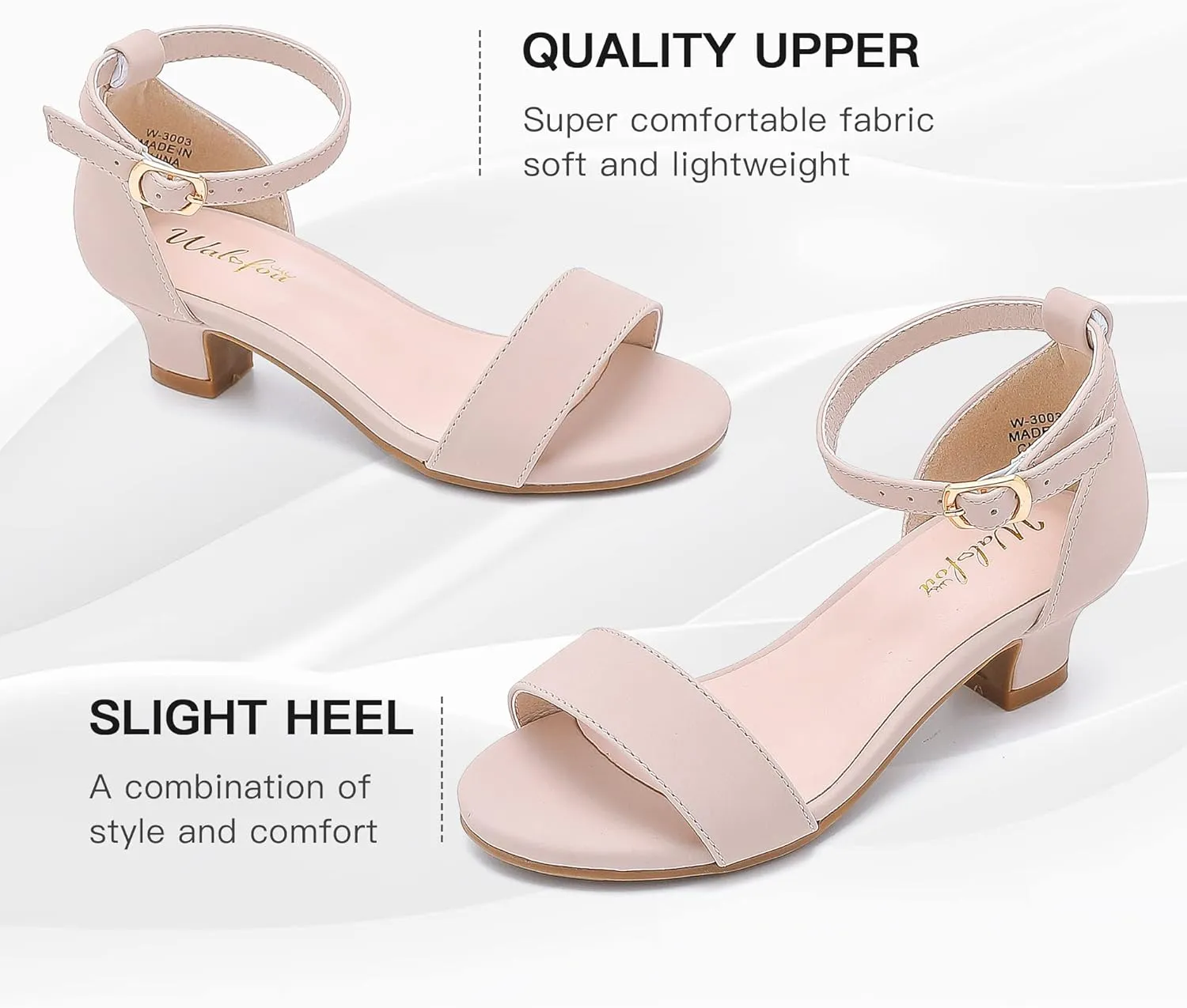Walofou Toddler Little Kid Big Kid Sandals for Girls