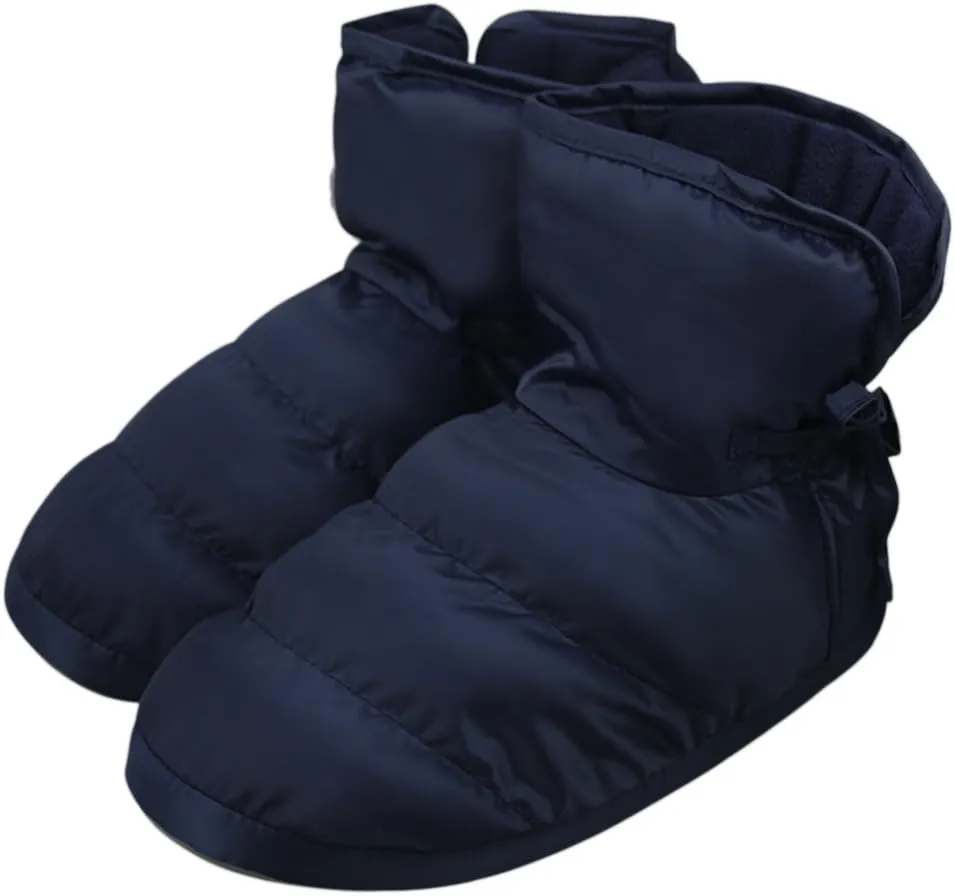 Warm Indoor Down Slippers Anti-skid Insulated Boots Winter Home Shoes Cozy Footwear for Men Women