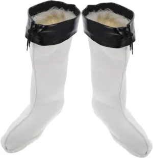 Warm Liner Tall Insulated Liner Removable Faux Fur Snow Boot Liner for Winter Size 43-46 29cm