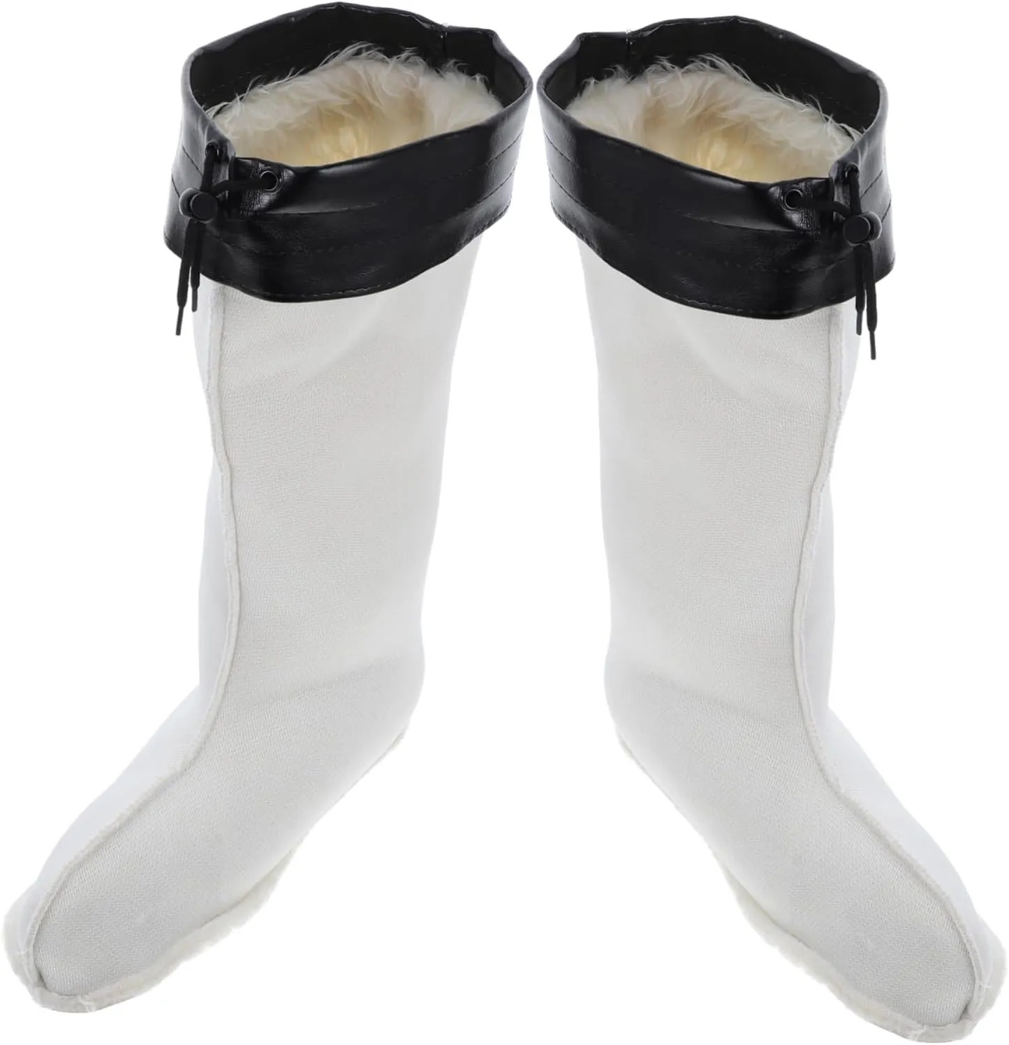 Warm Liner Tall Insulated Liner Removable Faux Fur Snow Boot Liner for Winter Size 43-46 29cm