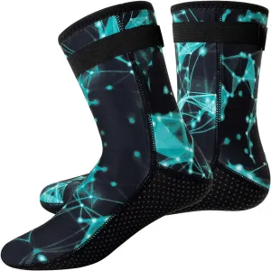 Wetsuit Socks 3mm Neoprene Diving Socks Thermal Anti-Slip Scuba Socks Water Booties for Swimming Water Sports