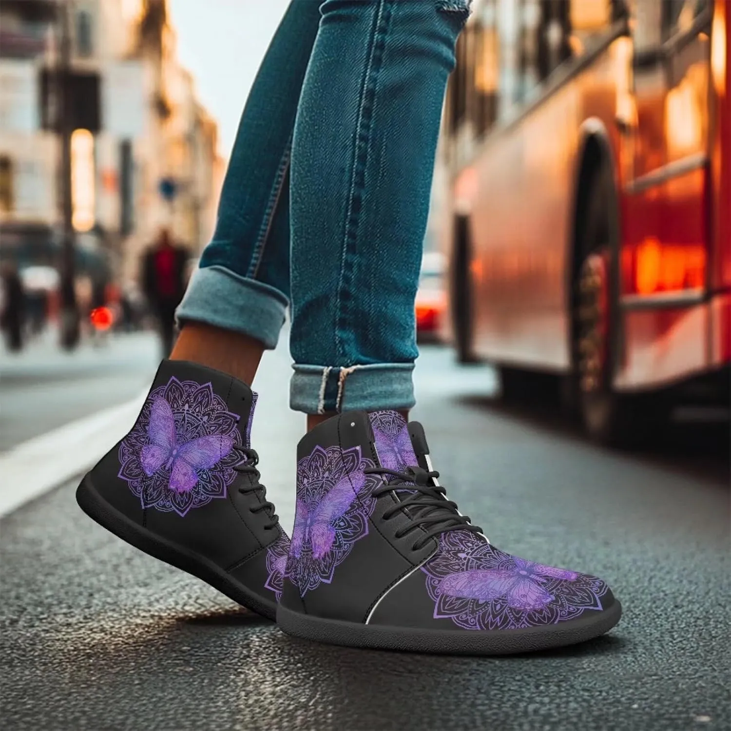 Wide Zero Drop Barefoot Women Workout Non-Slip Barefoot Shoes Sport Tennis Hiking Sneakers Minimalism Shoes for Womens Black US 6-13.5