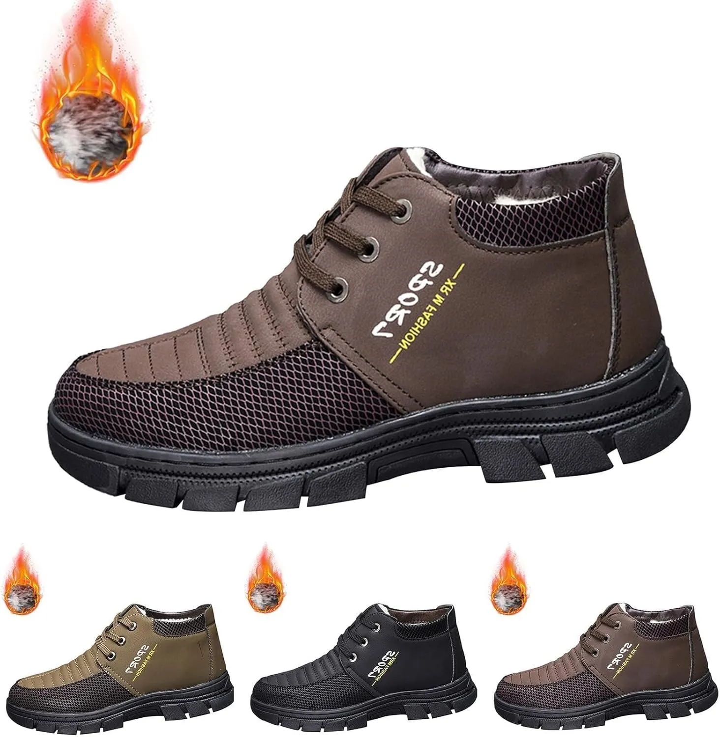 Winter Snow Boots Soft Insole Warm Ankle Boots Non Slip Waterproof Insulated Outdoor Anti-Slip Booties