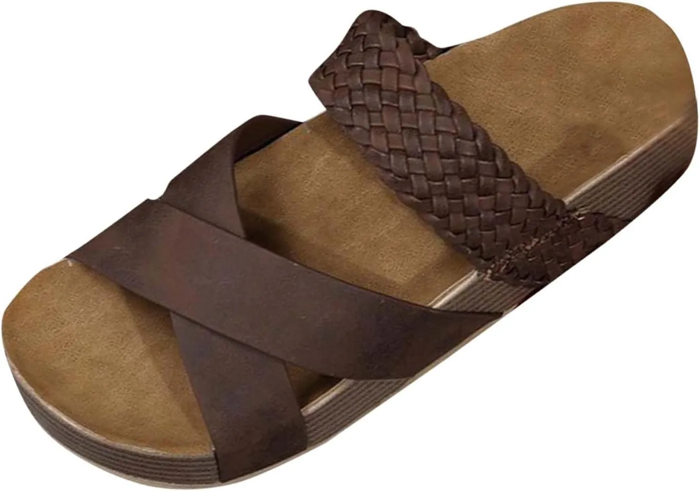 Women Orthotic Slides Sandals Comfortable Arch Support Classic Outdoor Walking Open Toe Breathable Shoes Lightweight Soft Slip on Summer Casual Sandals