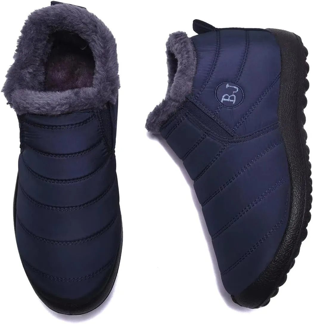 Women Winter Snow Boots Warm Ankle Boots Anti-Slip Waterproof Winter Shoes Slip On Booties Sneakers