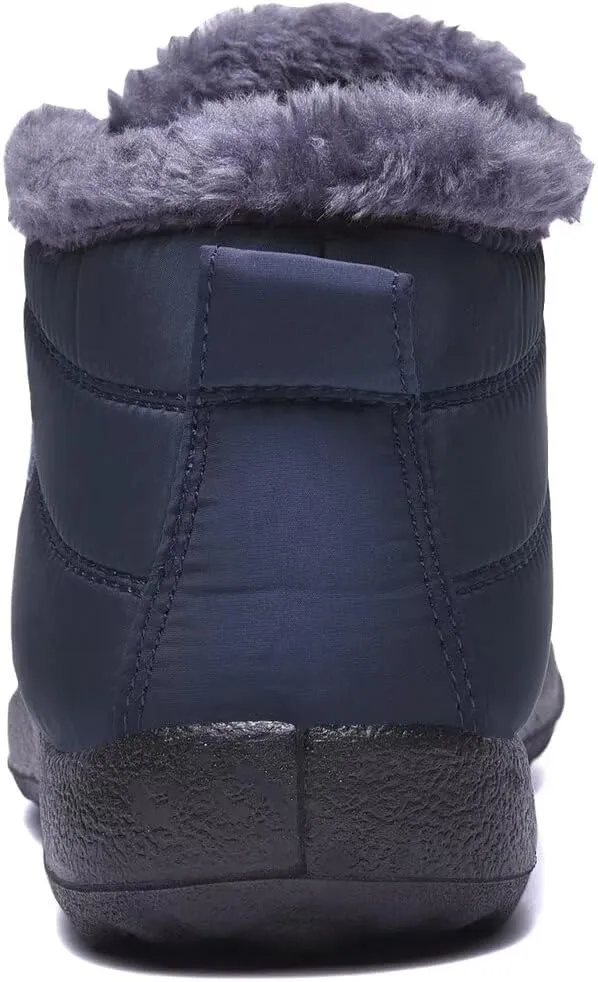 Women Winter Snow Boots Warm Ankle Boots Anti-Slip Waterproof Winter Shoes Slip On Booties Sneakers