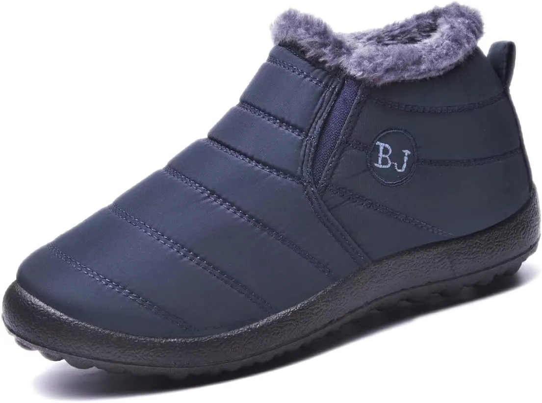 Women Winter Snow Boots Warm Ankle Boots Anti-Slip Waterproof Winter Shoes Slip On Booties Sneakers