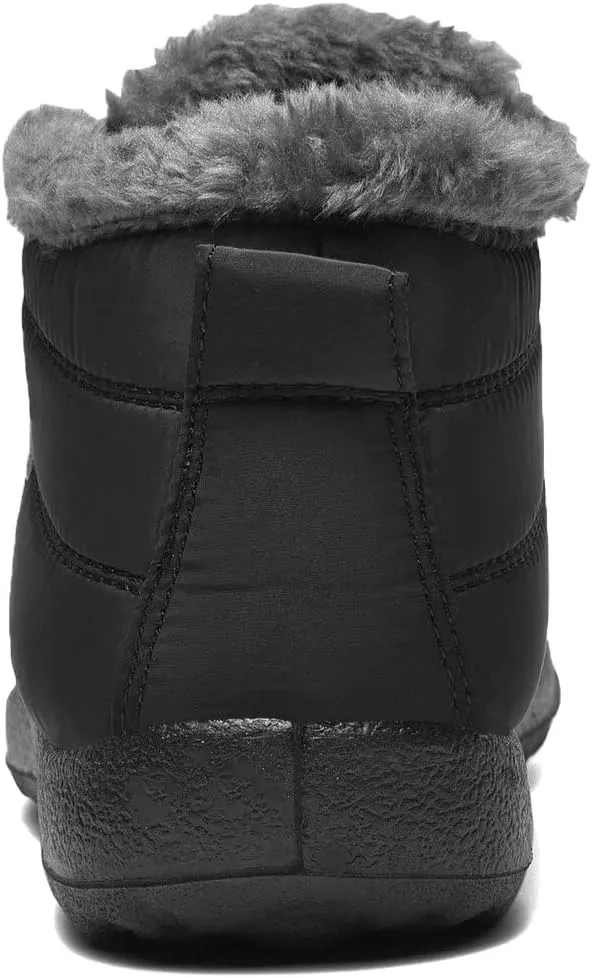 Women Winter Snow Boots Warm Ankle Boots Anti-Slip Waterproof Winter Shoes Slip On Booties Sneakers