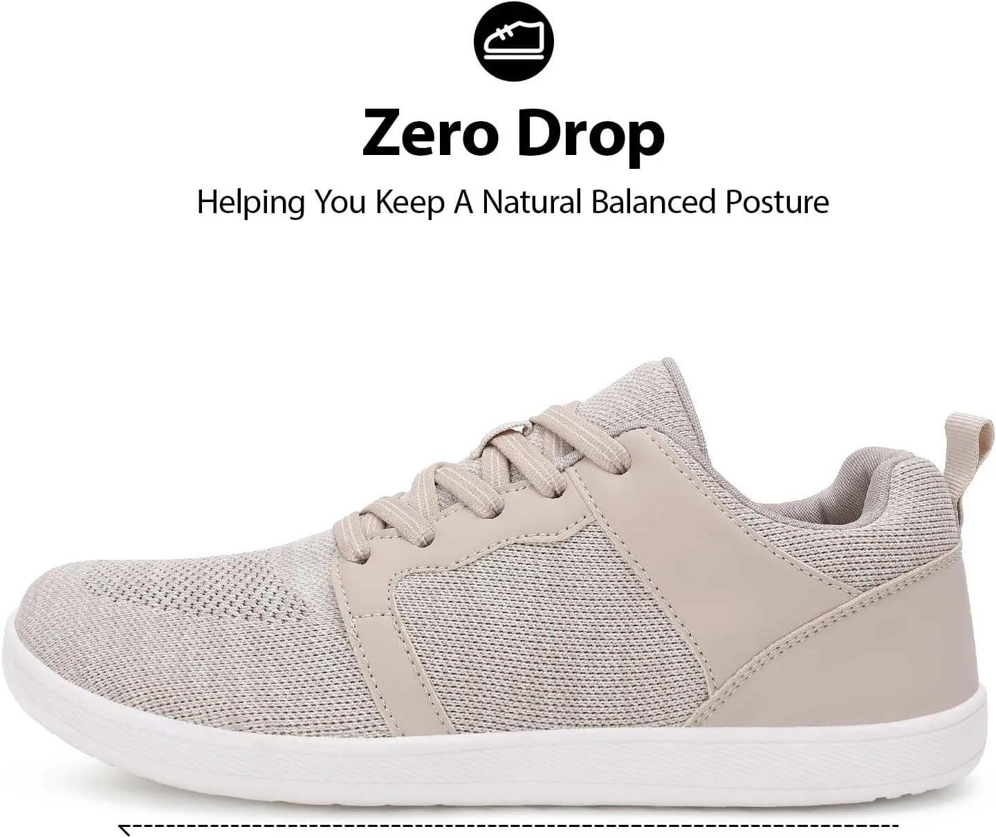 Womens Barefoot Shoes Wide Toe Walking Shoes Minimalist Zero Drop Shoes Breathable Trail Running Sneakers