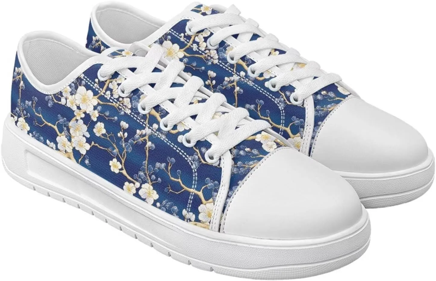 Womens Canvas Sneakers Lightweight Lace Up Fashion Comfortable Canvas Shoes Low Top Slip On Casual Tennis Walking Footwear