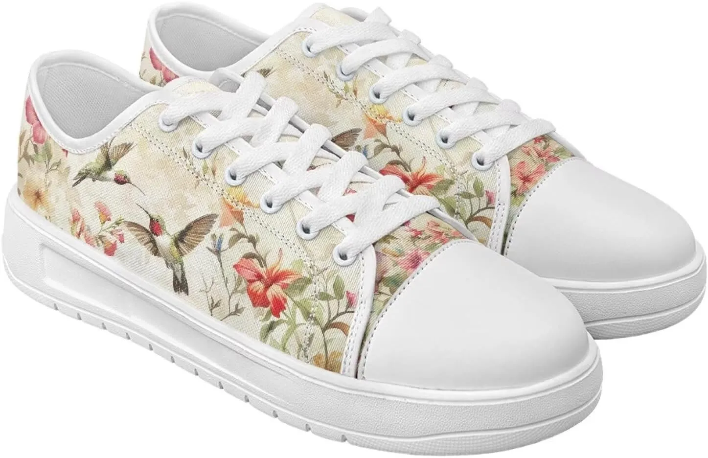 Womens Canvas Sneakers Lightweight Lace Up Fashion Comfortable Canvas Shoes Low Top Slip On Casual Tennis Walking Footwear