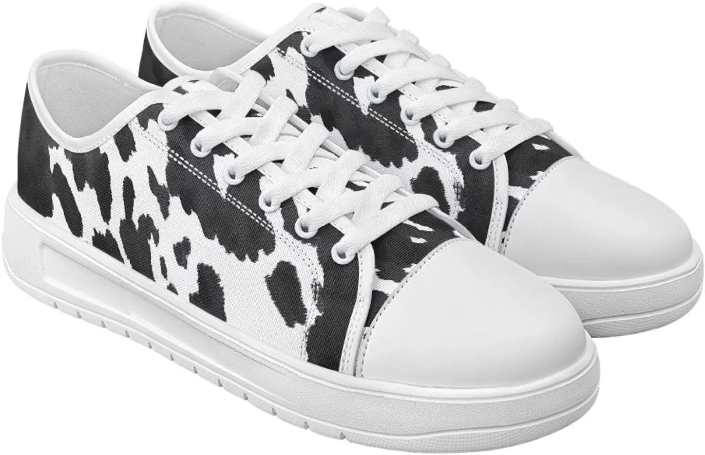 Womens Canvas Sneakers Low-Top Slip Ons Shoes Summer Lace Up Platform Fashion Casual Cute Walking Shoes 5.5-13.5