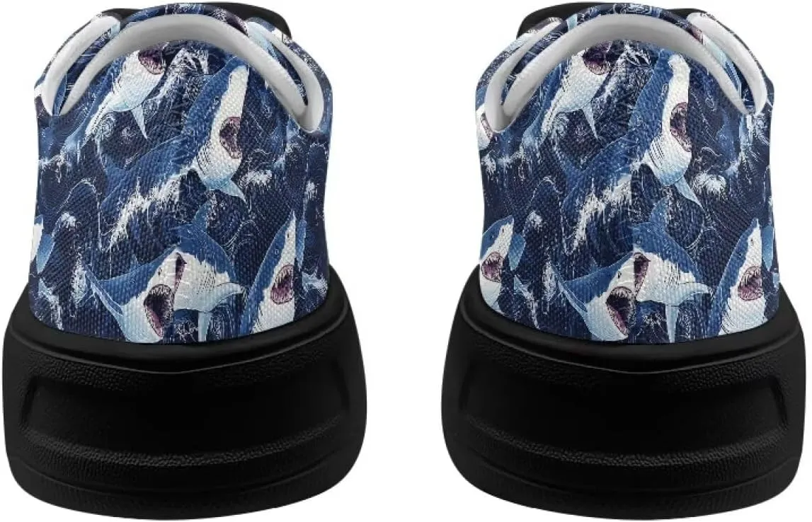 Women's Canvas Sneakers Mesh Lace Up Low Top Sneakers Lightweight Breathable Canvas Tennis Shoes Ladies Running Shoes