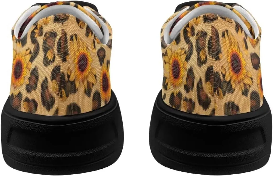 Women's Casual Canvas Sneakers Comfortable Low Top Walking Shoes Classic Lightweight Tennis Shoes Fashion Sneakers