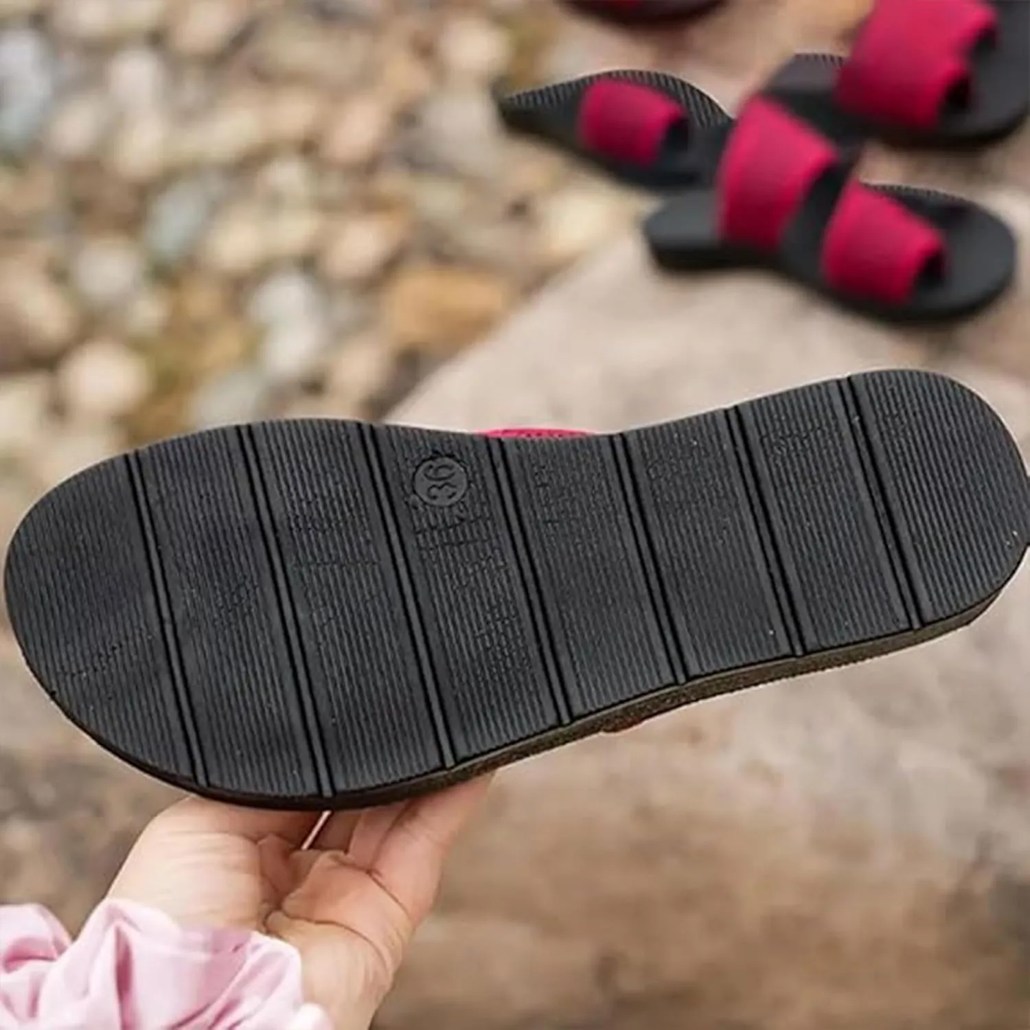 Women's Comfortable Breathable Mesh Flip Flops, Mesh Slide Non-Slip Sole Walking Dressy Sandals
