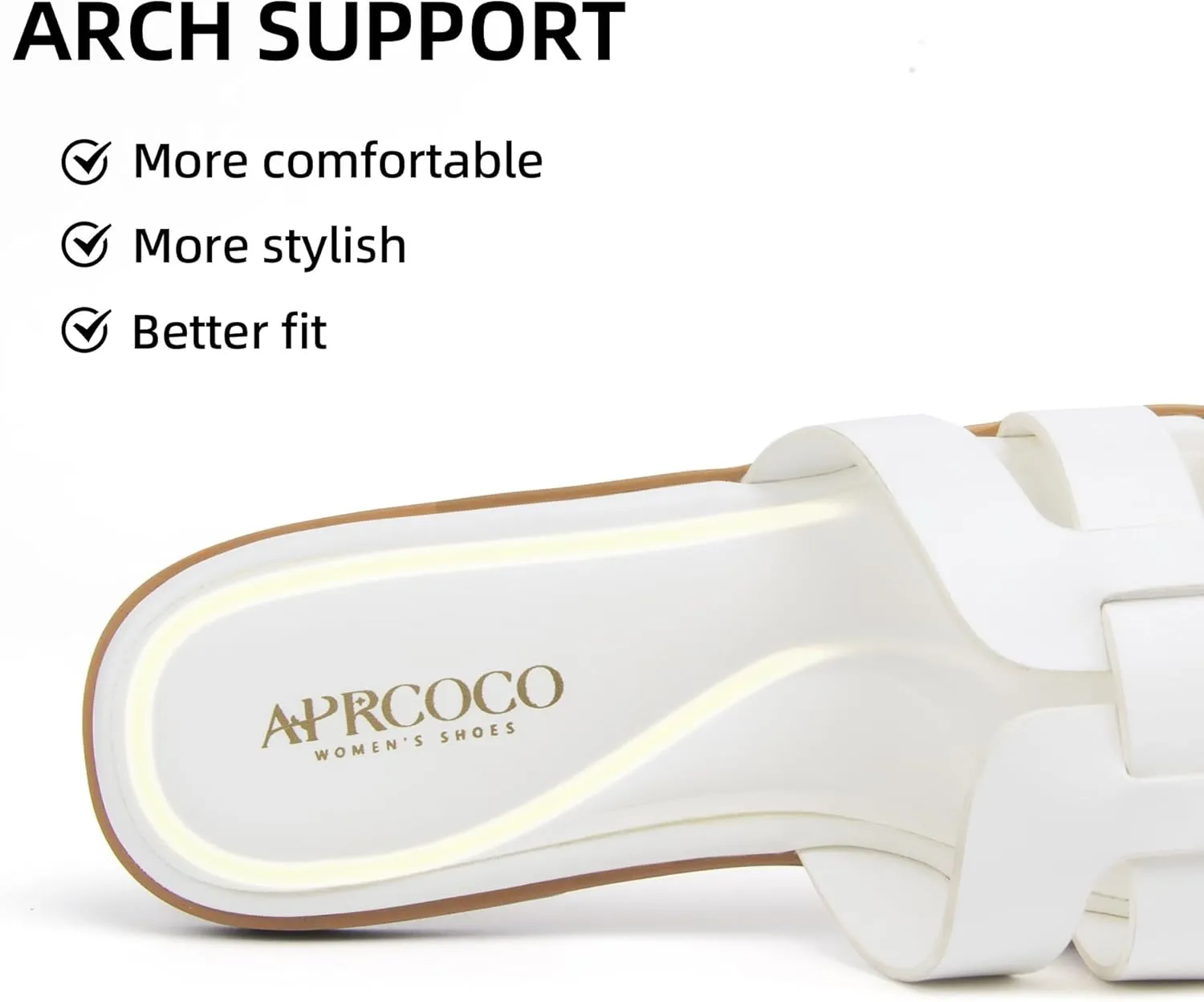 Women's Flat Sandals Casual Slip On Cross Band Sandals for Women Summer Dressy Slide Beach Sandal