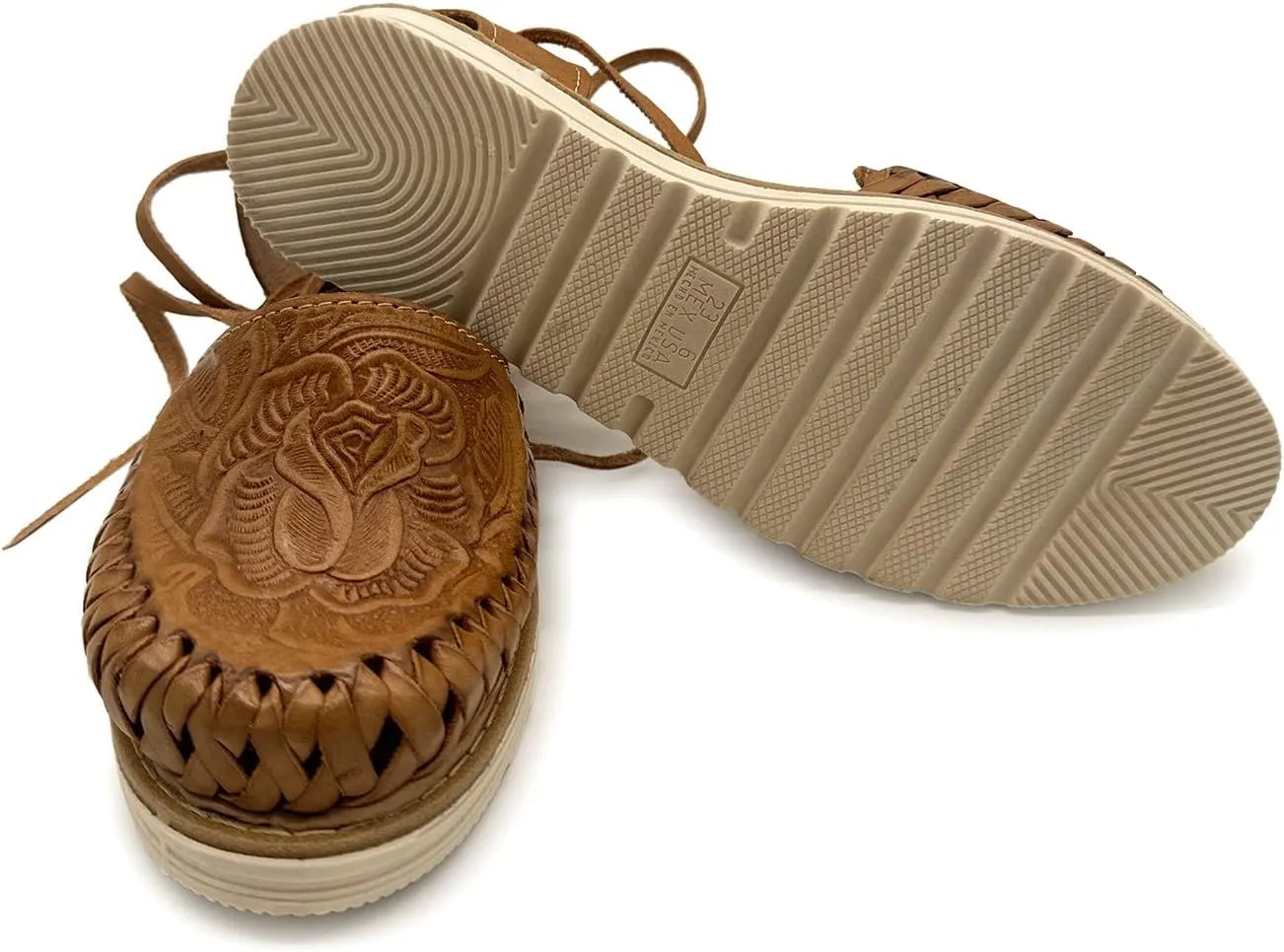 Women’s Lace Up Leather Sandals, Authentic Mexican Huarache Sandals