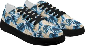 Women's Lace up Low Top Canvas Shoes Low Top Sneakers Fashion Casual Sneakers with Arch Support Comfy Flats 5.5-13.5