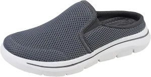 Women's Men Soft Orthopedic Sneakers Breathable Woven Go Walking Slip On Foam Arch Support Hands Slip in Shoes