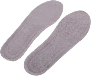 Womens Mens Winter Warm Insoles Plush Fleece Liner Inserts for Shoes Boots Slippers