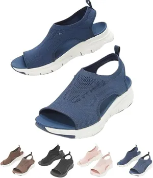Women's orthoptic lightweight breathable mesh sporty sandals Slippers with Arch Support Orthopedic Sandals for Women Walking sandals for plantar fasciitis for women
