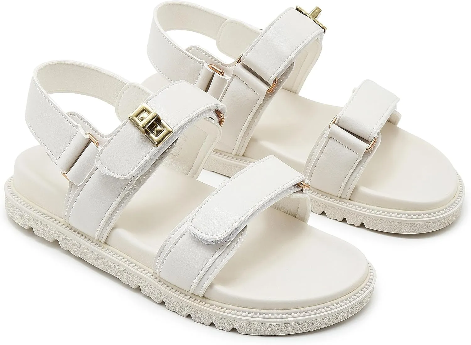 Women's Platform Cork Slides Dual Buckled Straps Clogs Slip On Flatform Sandals for Women Clogs
